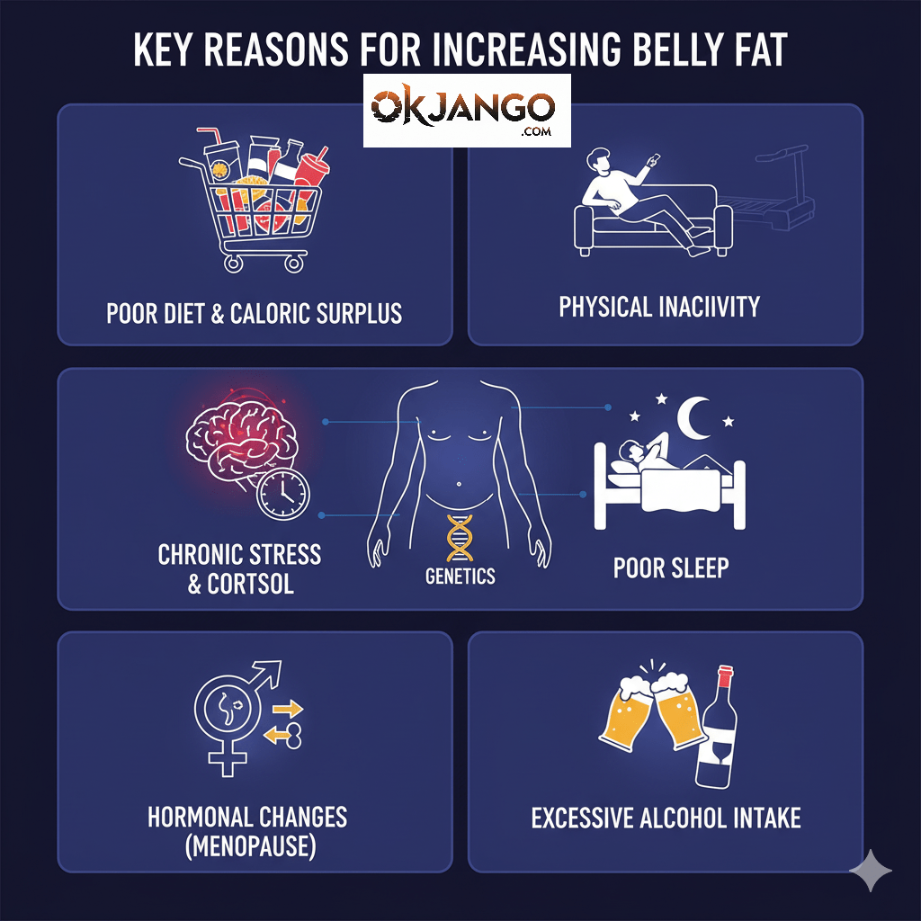 Key Reasons for Increasing Belly Fat