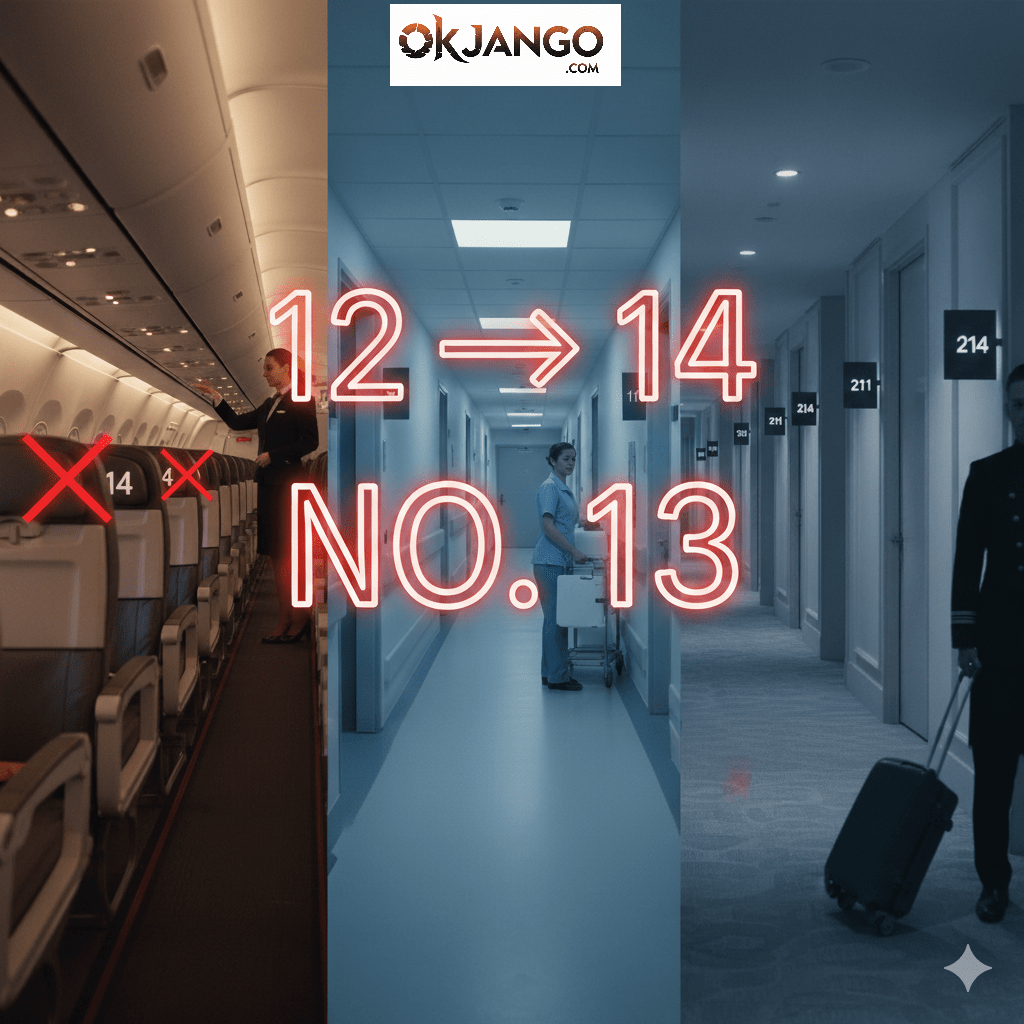 Skipping 13 in some Airlines and Hospitals