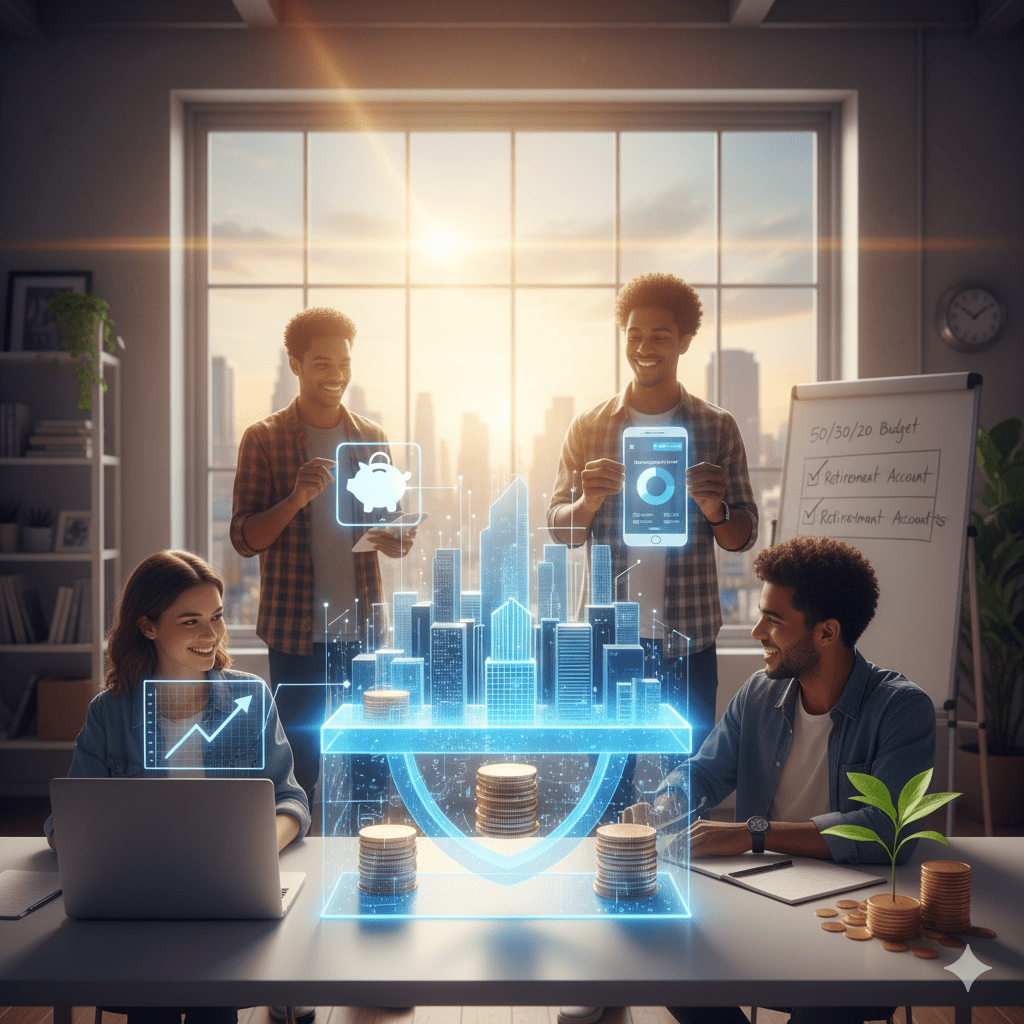 Savings by young age groups