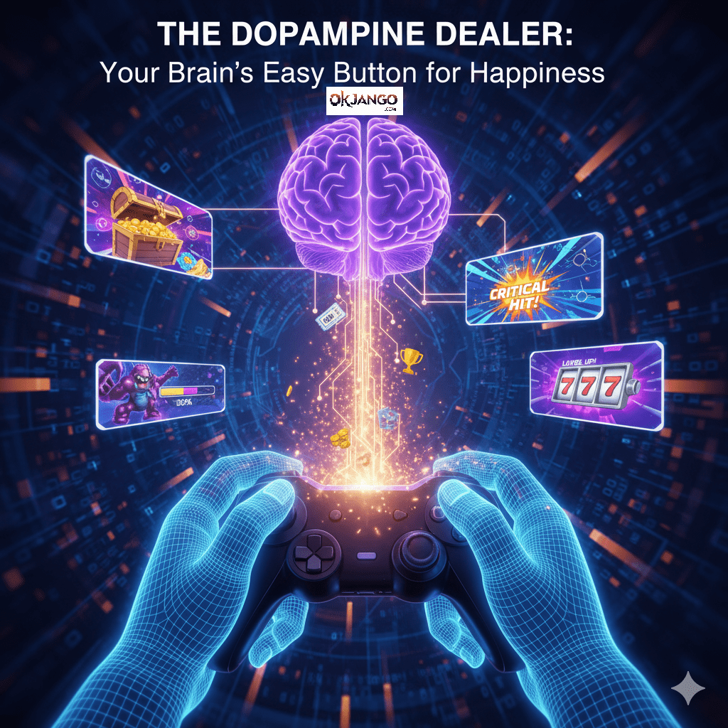 Video games : The Dopamine Dealer: Your Brain’s Easy Button for Happiness