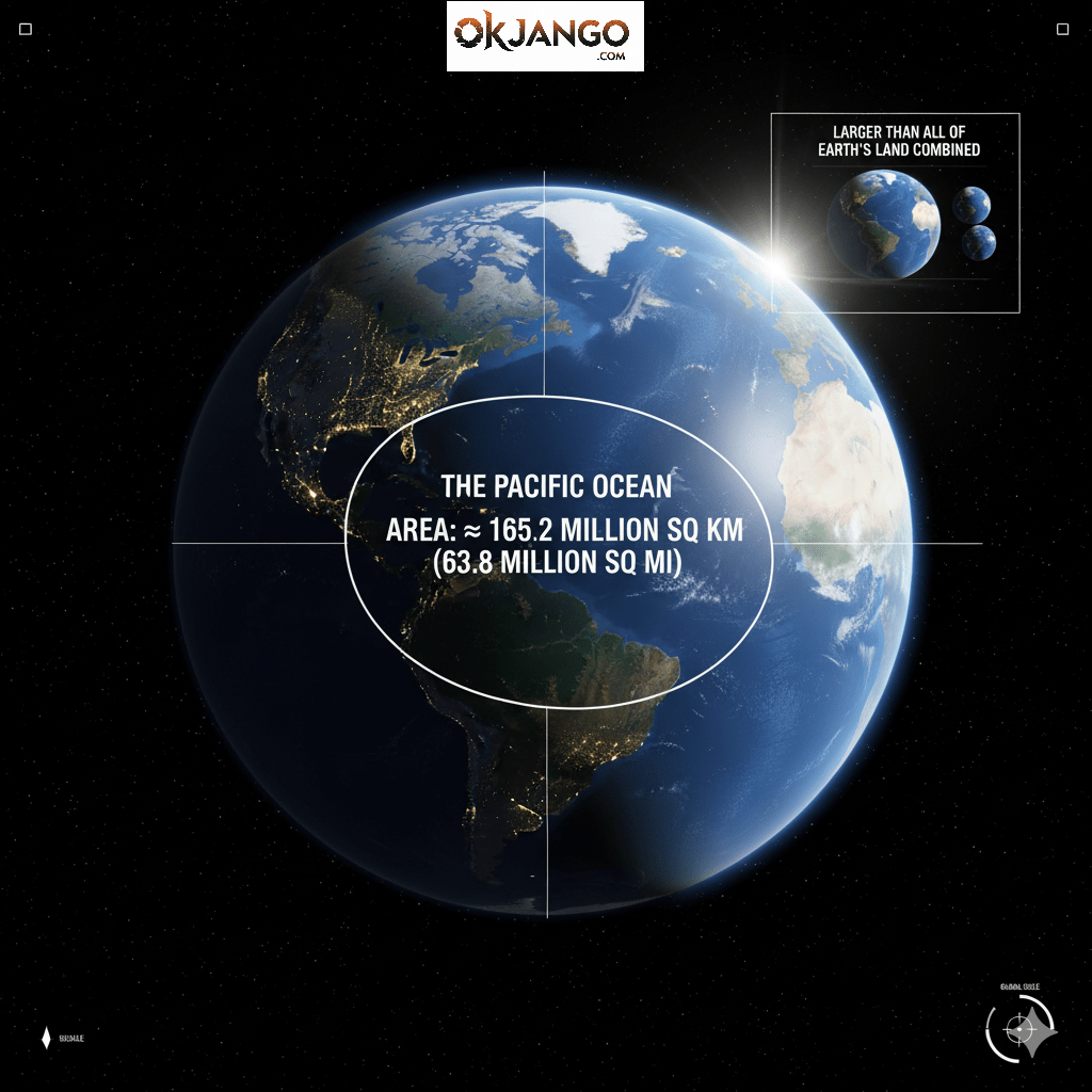 Pacific Ocean Covering Earth