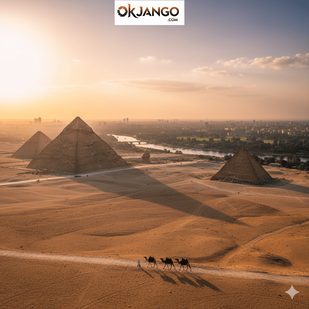 Where Pyramids Touches the Nile