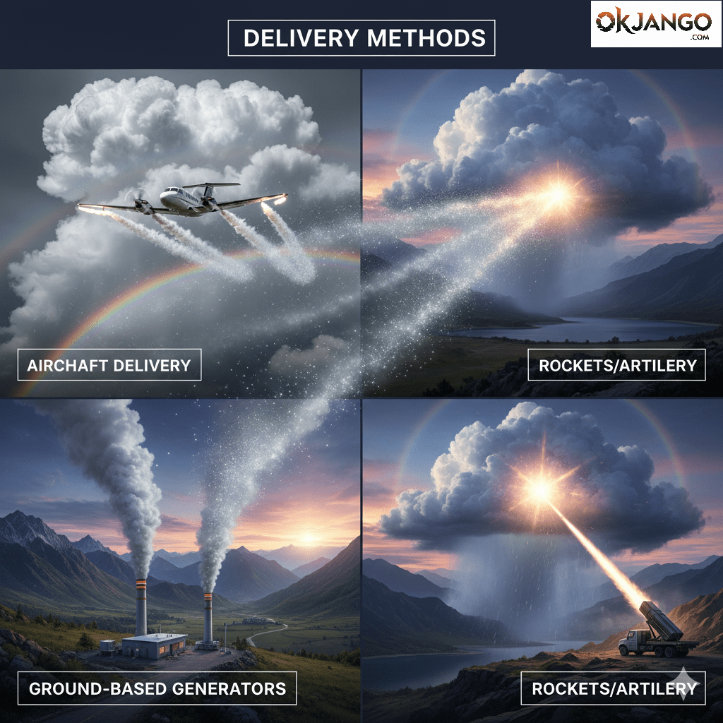 Cloud Seeding Delivery Methods