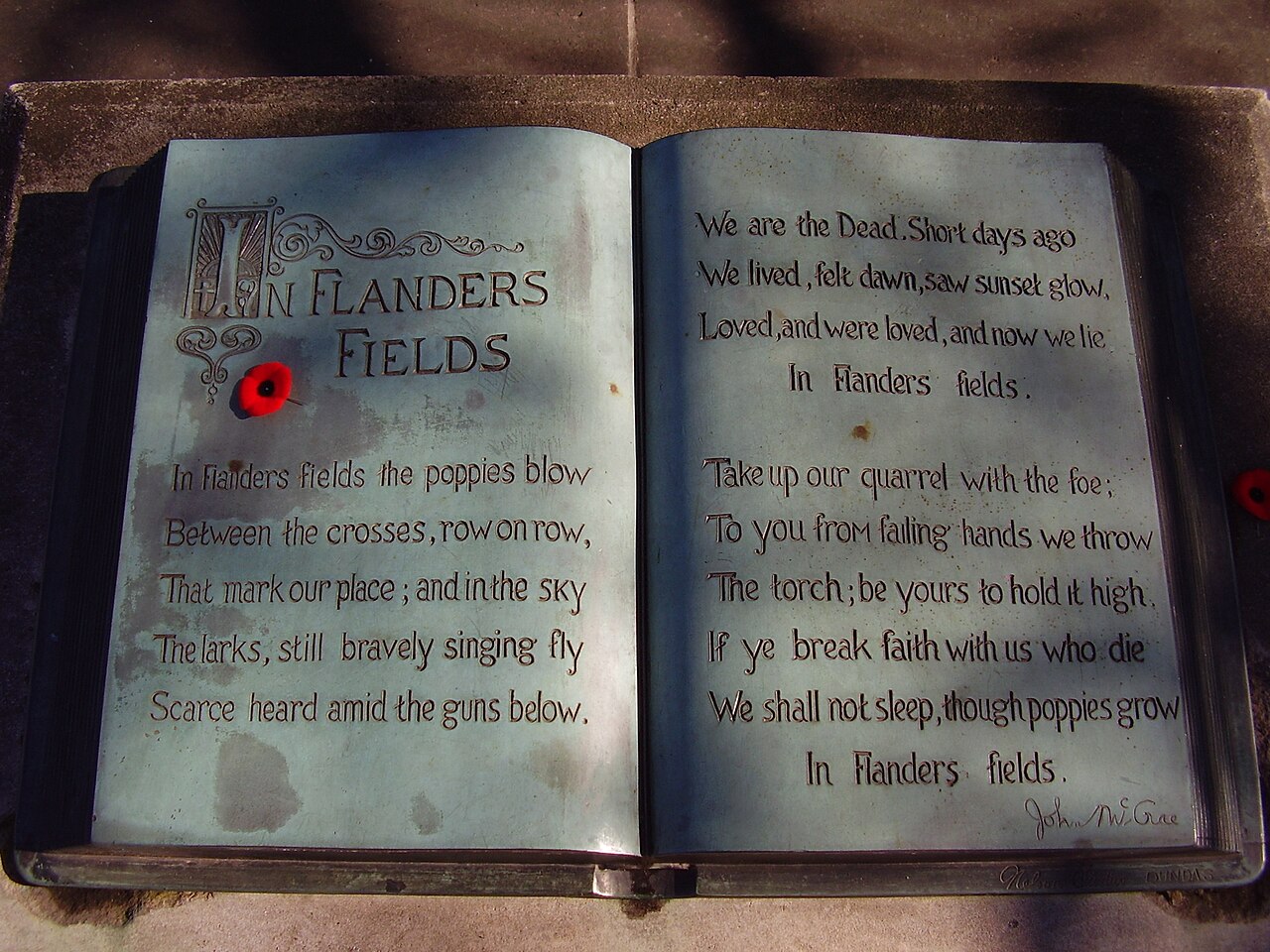 In Flanders Fields by John McCrae
